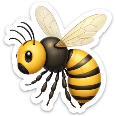 
a bee which is brand gg sticker