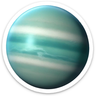 Realistic Neptune Planet  sticker