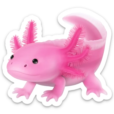 Axolotl sticker