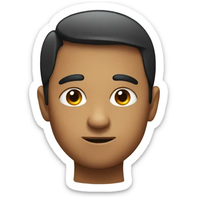 emoji side eyeing with an eyebrow raised  sticker