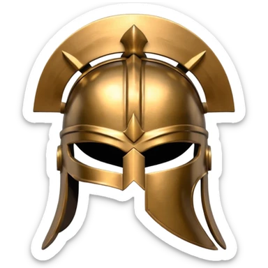 spartan helmet sticker
