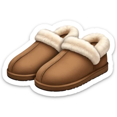 Fluffy Ugg House Slippers sticker