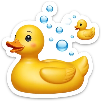 Bathtub ducky sticker