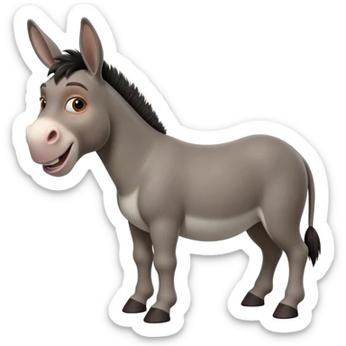 shrek donkey sticker