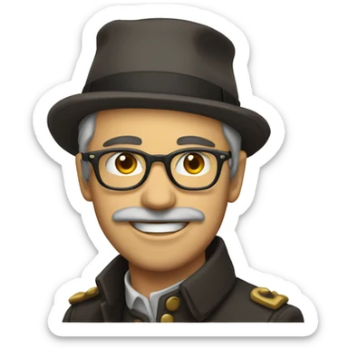 unhomme joyeux sticker