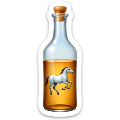 Horse bottle Tito’s sticker