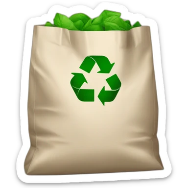 recycle bag sticker