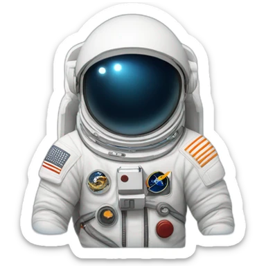 Astronaute qui se gratte la tête sticker