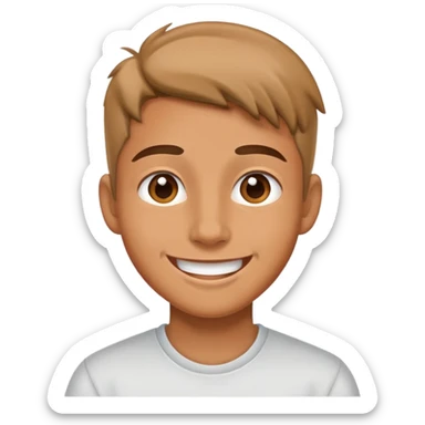 memoje estudante muito expressivo, alegre sticker