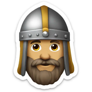 Casco de vikingo sticker