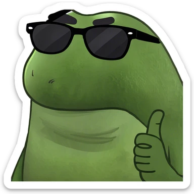 Aguacate con labios  sticker