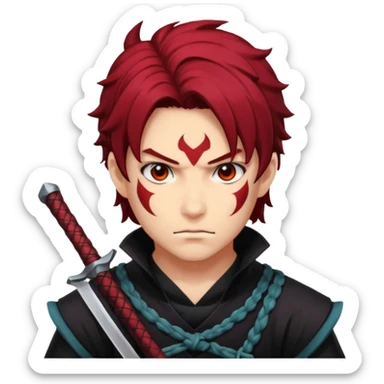 demon slayer sticker