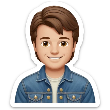 Steve Harrington from stranger things sticker