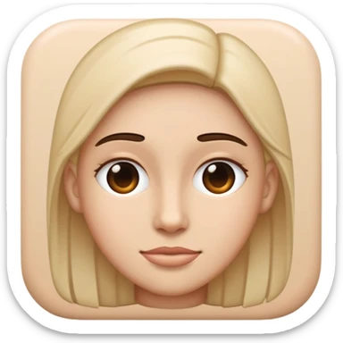 realistic portrait of individual sticker