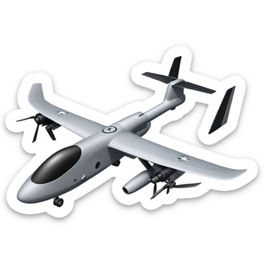 UAV Military aircraft sticker