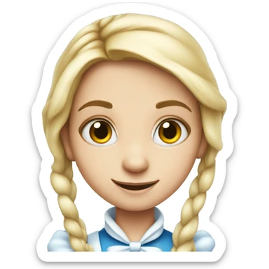 Alice in wonderland  sticker