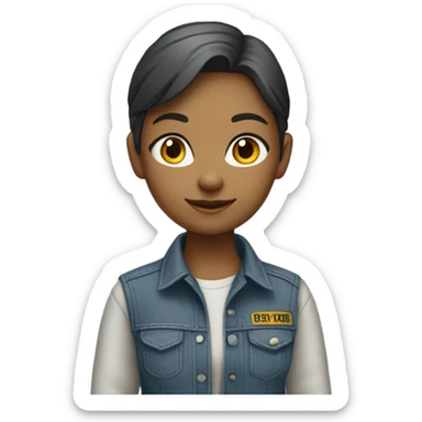 Trucker girl  sticker