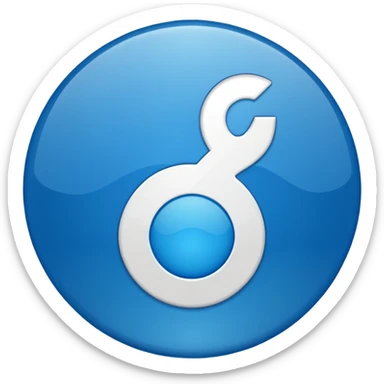 Tick ​​blue Instagram sticker