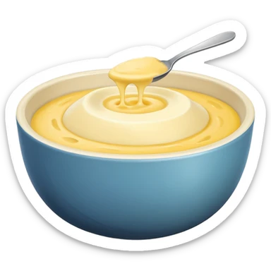 bowl of semolina sticker