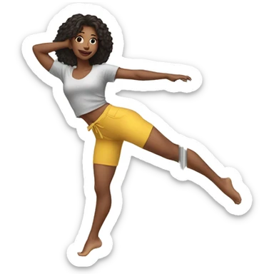 pole move woman sticker