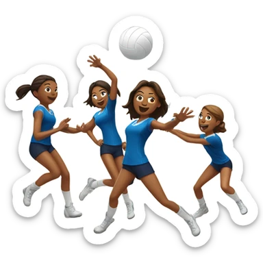 Volley bol sticker