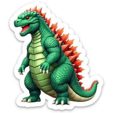 Godzilla sticker
