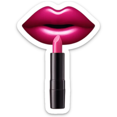 Lip gloss stick sticker
