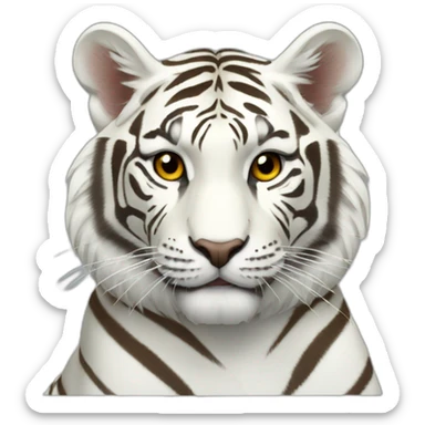 Tigre blanc sticker