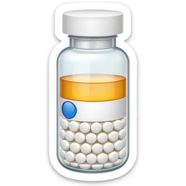 prescription medicine bottle with pill cap sticker