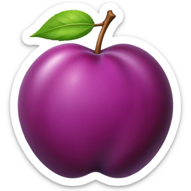 plum sticker