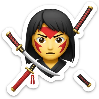 katana emogi sticker
