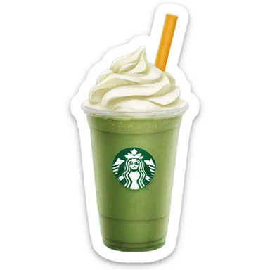 Starbucks matcha frappe  sticker