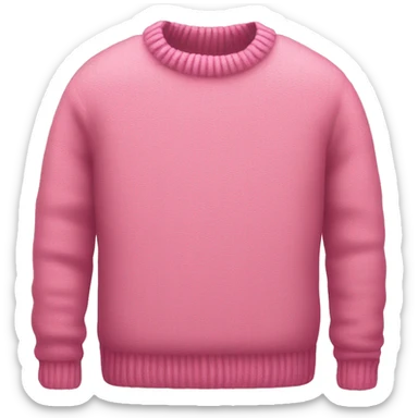 Pink sweater sticker