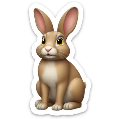 rabbit sticker