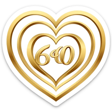 60th wedding anniversary card sticker