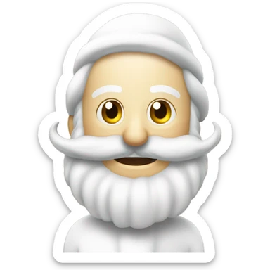 Weißes Häuschen für Weihnachten das leuchtet  sticker