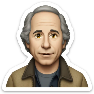 Paul Simon at the time of Simon and Garfunkel sticker
