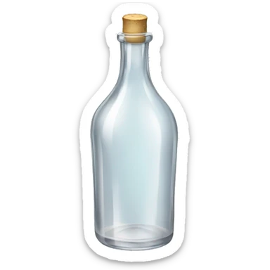 Cristal bottle sticker