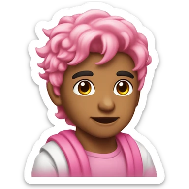 kidd keo en un unicornio rosa sticker