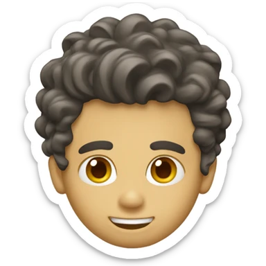 Moreno pelo chino  sticker