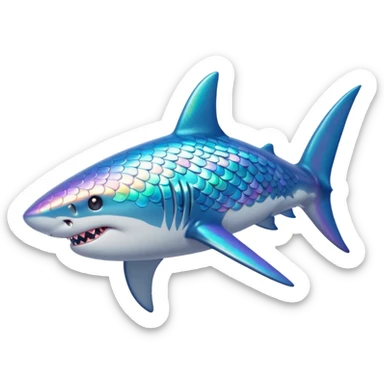 beauty shark sticker