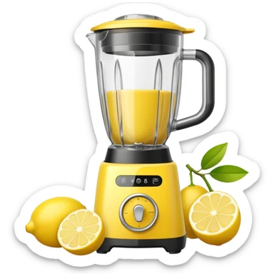 mac os fruit lemon blender yellow sticker