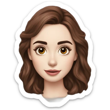 lily-collins sticker