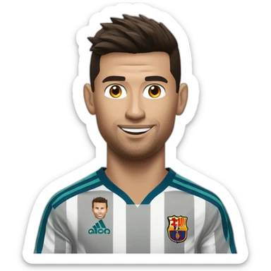 Ronaldo qui  tue messi sticker