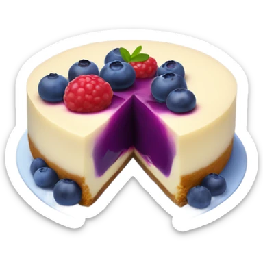 blueberry cheesecake sticker