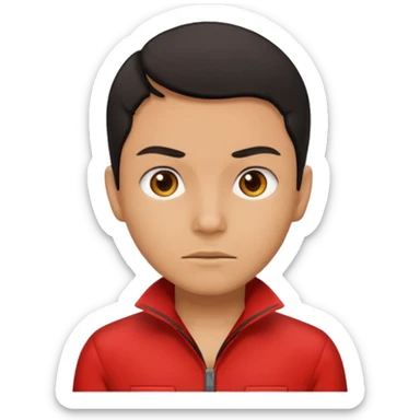 Tokyo in the Money Heist TV show sticker