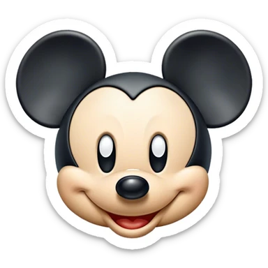 Mickey Mouse hammered  sticker
