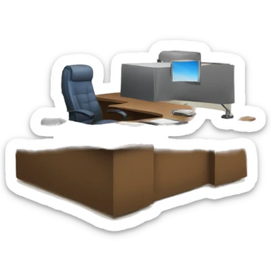 Office desk sticker