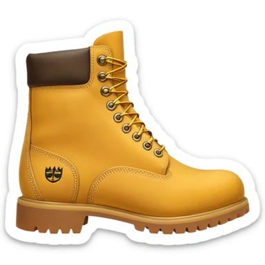 Сделай пару ботинок Timberland в классической расцветке sticker