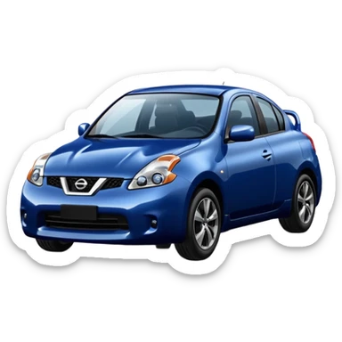 Nissan dark blue sticker